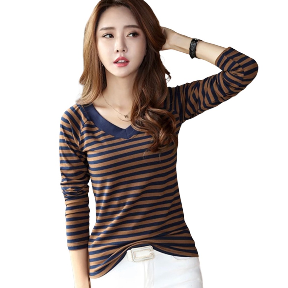 **NEW** Women’s Elegant 4-Seasons Striped Shirt